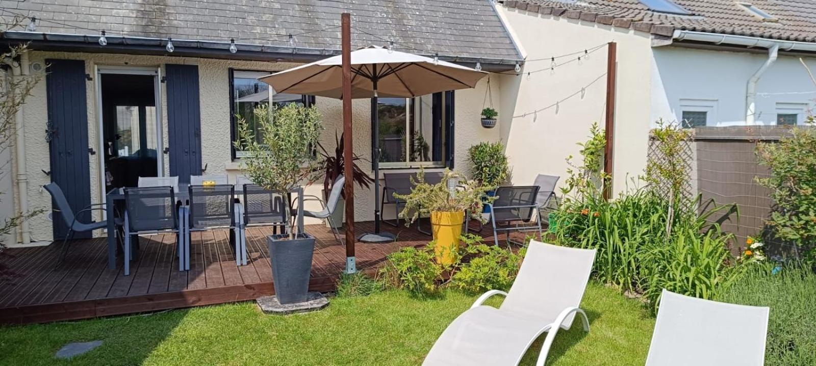 Cottage Proche Du Bord De Mer Et Au Coeur Des Dunes Merlimont Bagian luar foto